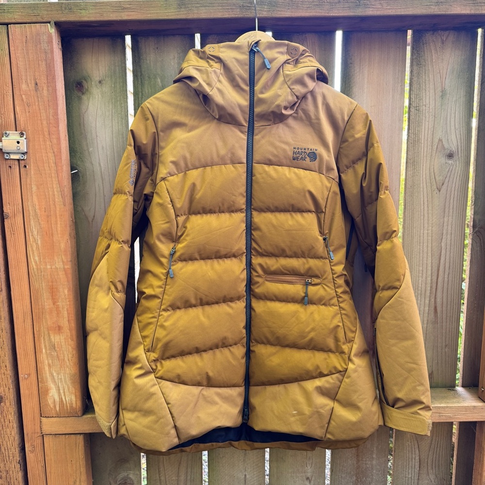 Women's Mountain Hardwear Direct North Gore Tex Infinium Down Jacket Sz Medium
